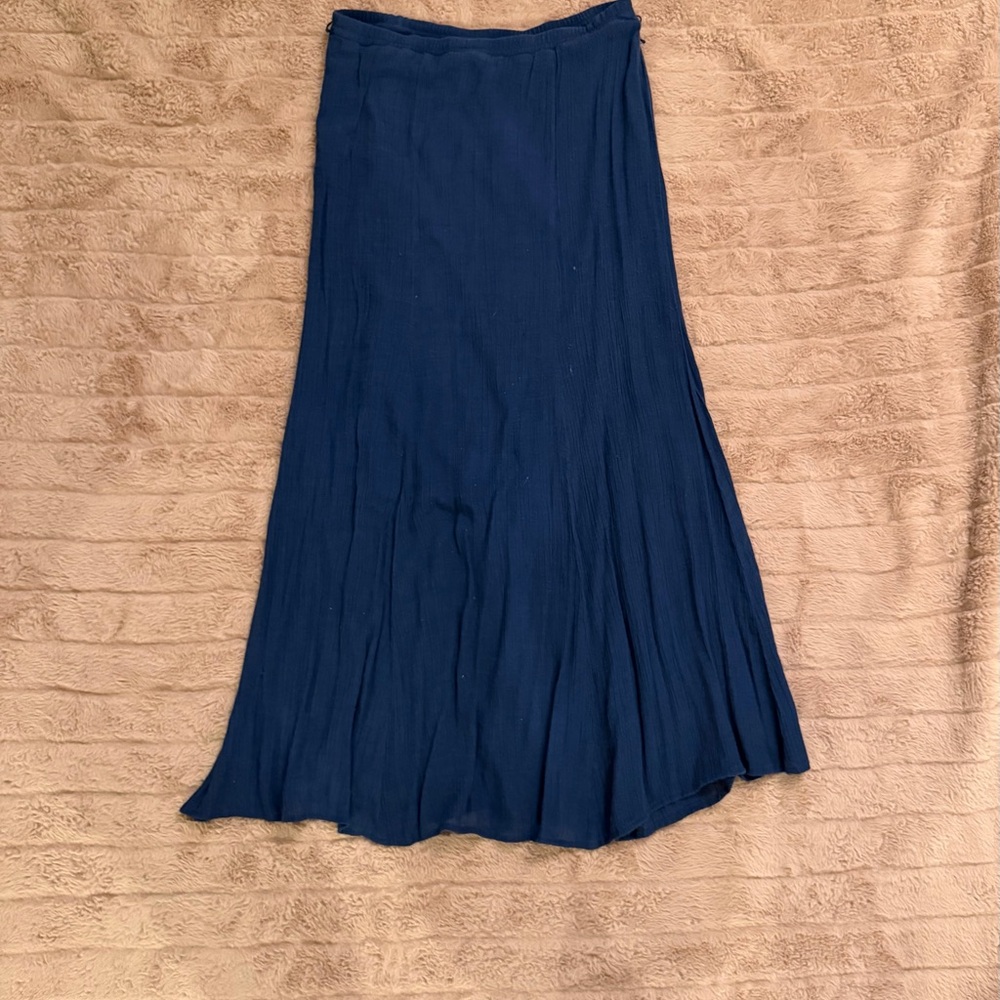 Blue Maxi Skirt